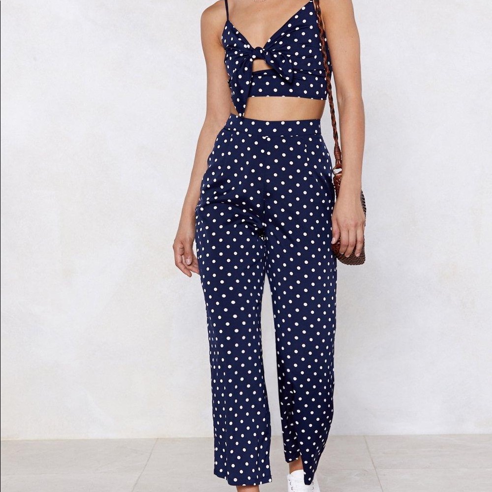 POLKA DOT PANTS SET